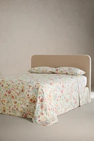 HOUSSE DE COUETTE SATIN IMPRIMÉ FLEURS