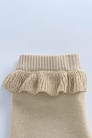 ZARA TIMELESS - BERMUDA EN MAILLE À VOLANT