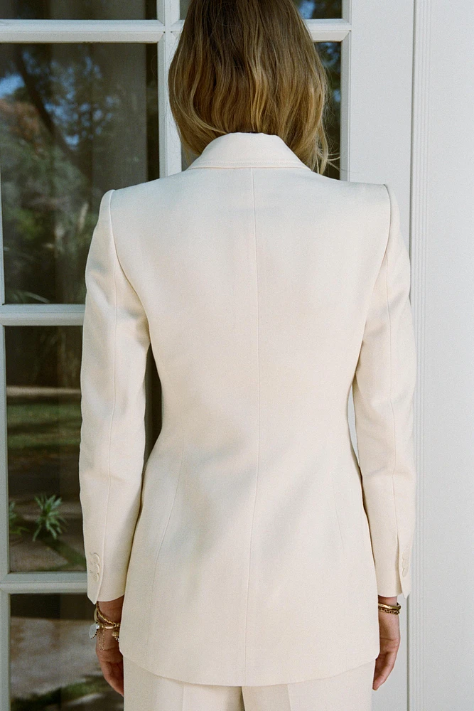 BLAZER LONG À BOUTONNAGE CROISÉ