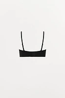 STRAPPY BANDEAU BRA WITH POLYAMIDE