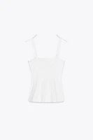 FITTED TIE TOP