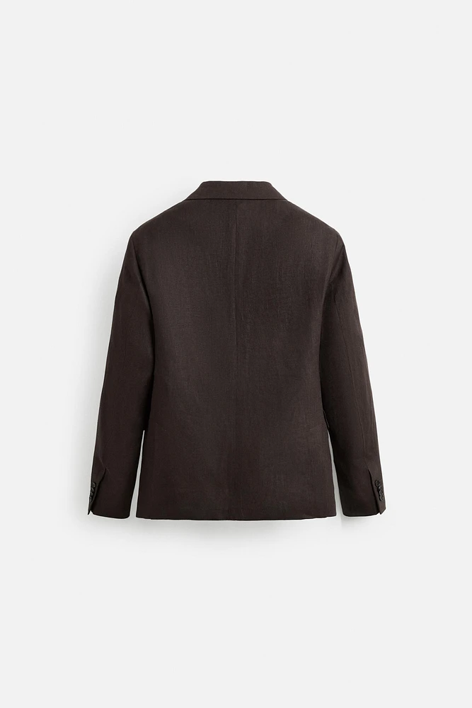 100% LINEN SUIT BLAZER