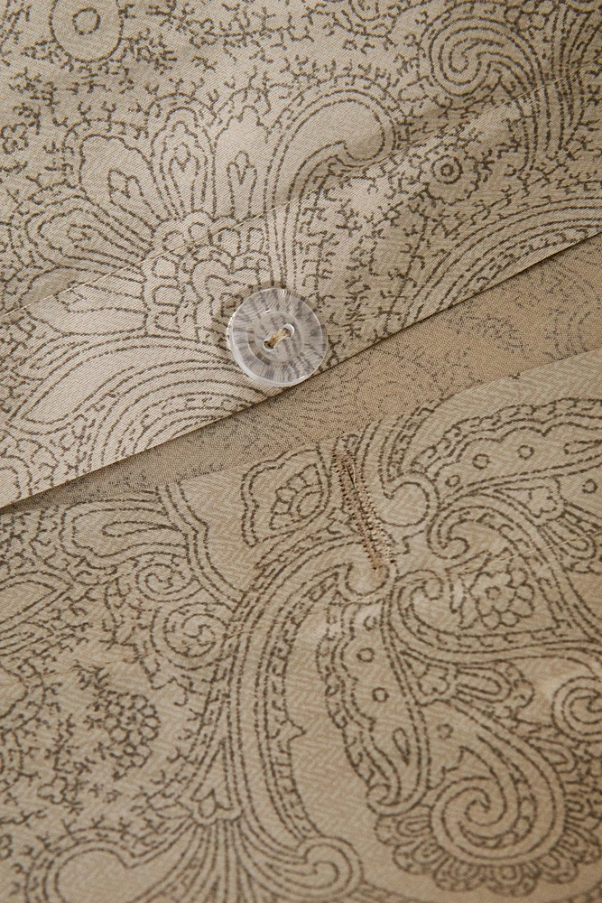 SATEEN JACQUARD DUVET COVER
