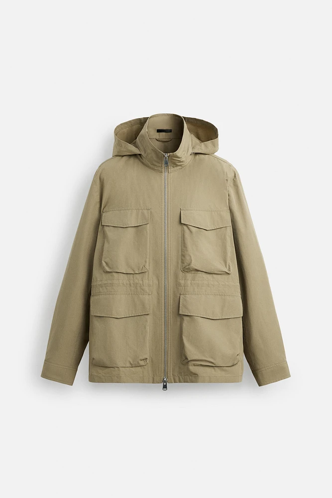 TECHNICAL PARKA WITH POCKETS