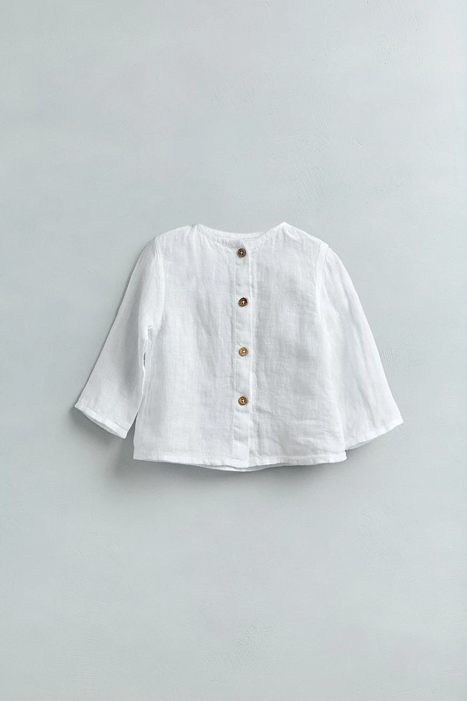 PLAIN LINEN SHIRT