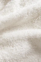 EMBROIDERED LINEN BORDER BATH TOWEL