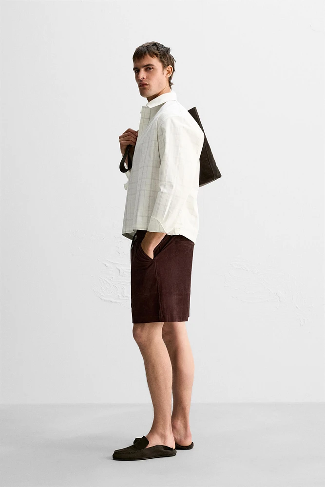 LIMITED EDITION SUEDE SHORTS