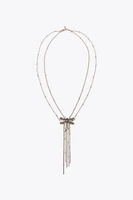 DRAGONFLY DOUBLE NECKLACE