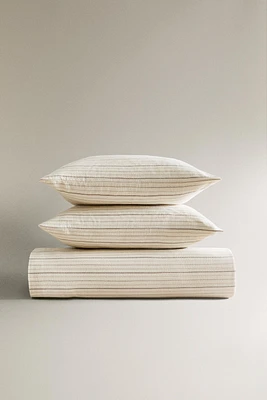STRIPED SEERSUCKER DUVET COVER