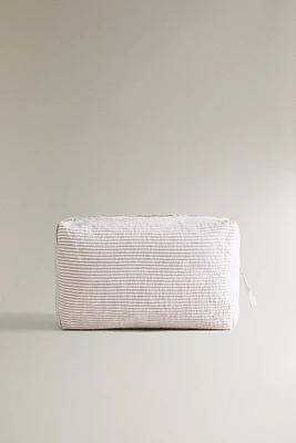CHILDREN'S STRIPED COSMETIC BAG