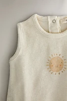 GRENOUILLÈRE ENFANT TISSU ÉPONGE COTON