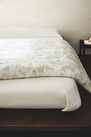 HOUSSE DE COUETTE SATIN TOILE JOUY PALMIERS