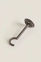 METALLIC CURTAIN RAIL HOOK
