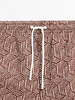 Regular fit printed swimming trunks