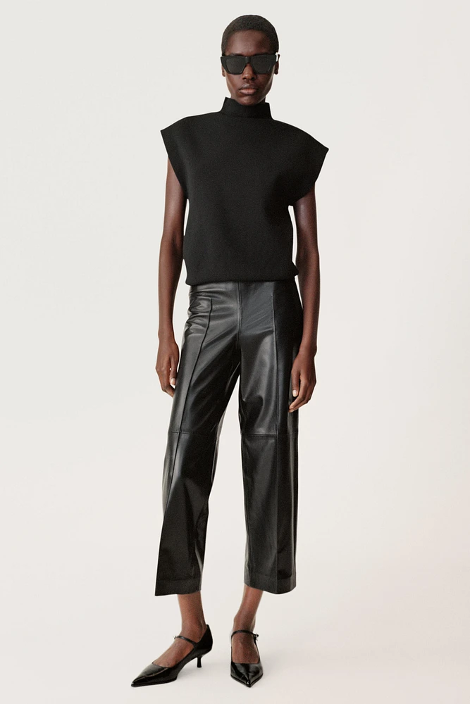 FRONT SEAM LEATHER PANTS 50TH ANNIVERSARY