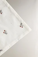 ENSEMBLE DE DRAPS MINI-LIT BÉBÉ PETIT CANARD
