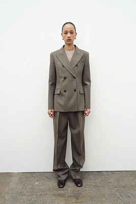 BLAZER CINTRÉ AVEC LAINE COLLECTION ZW
