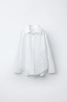 FLORAL POPLIN SHIRT