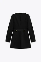 BUCKLE BELT BLAZER