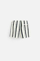 STRIPED MID-LENGTH SWIMSUIT