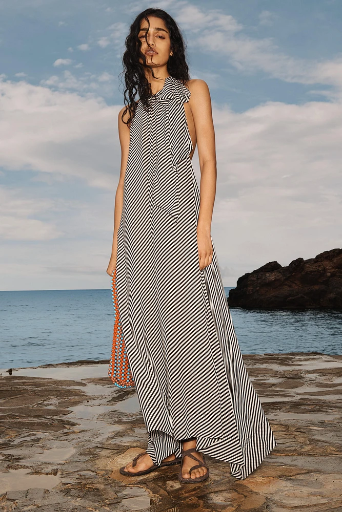 ROBE HALTER RAYURES LIMITED EDITION