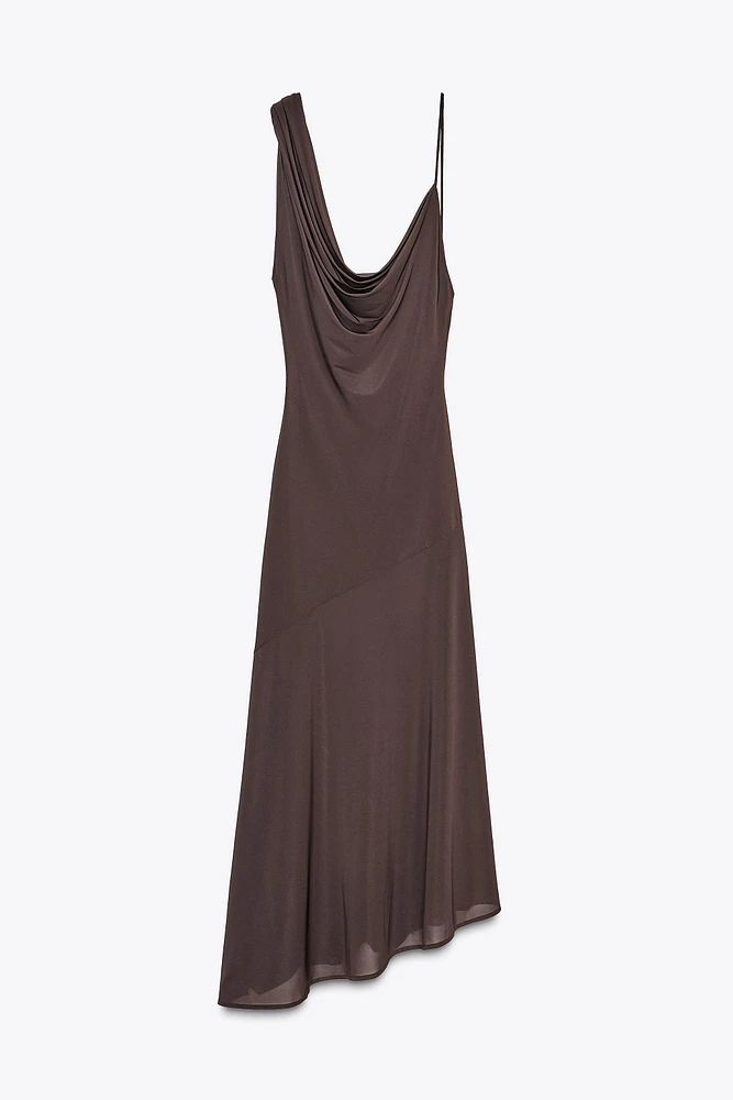 LONG ASYMMETRICAL DRESS