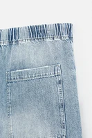 RELAXED FIT JOGGER WAIST JEANS