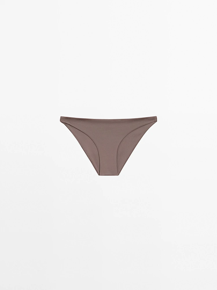 Gathered tulle bikini bottoms