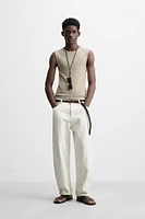RIBBED TANK TOP