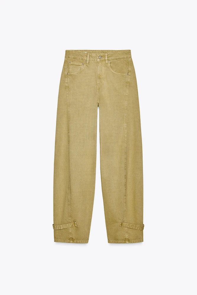 BALLOON PANTS WITH BELT LOOPS