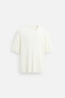 TEXTURED KNIT T-SHIRT