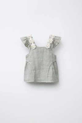 100% LINEN FLORAL SHIRT