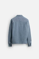 DENIM SHIRT WITH POCKET