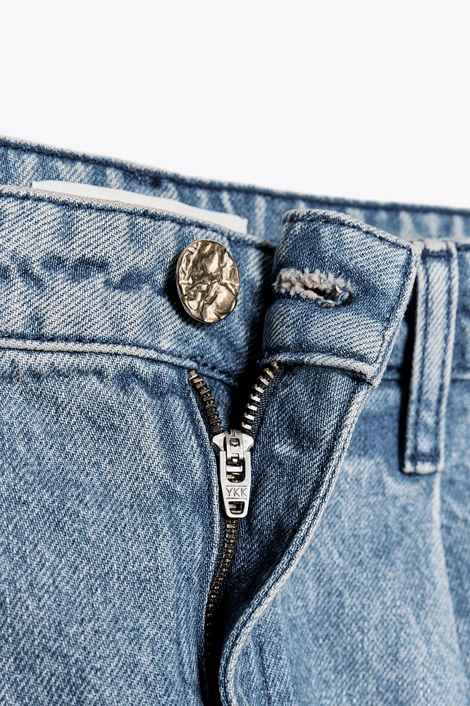 JEAN Z1975 COUPE LARGE À TAILLE HAUTE ET PINCES