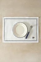 SET DE TABLE  BRODERIE POISSON