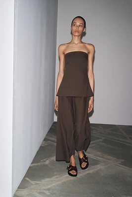 ZW COLLECTION STRAPLESS DRESS