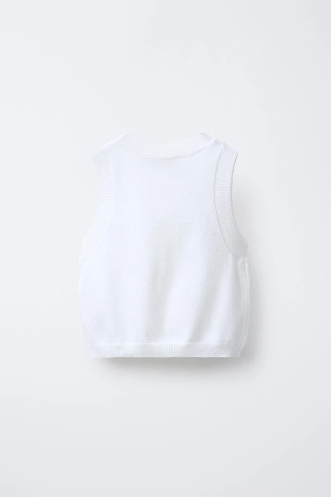 SEQUIN KNIT TOP