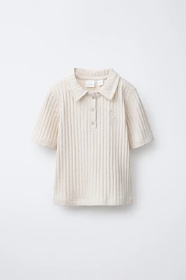 T-SHIRT POLO STRUCTURÉ