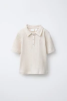T-SHIRT POLO STRUCTURÉ