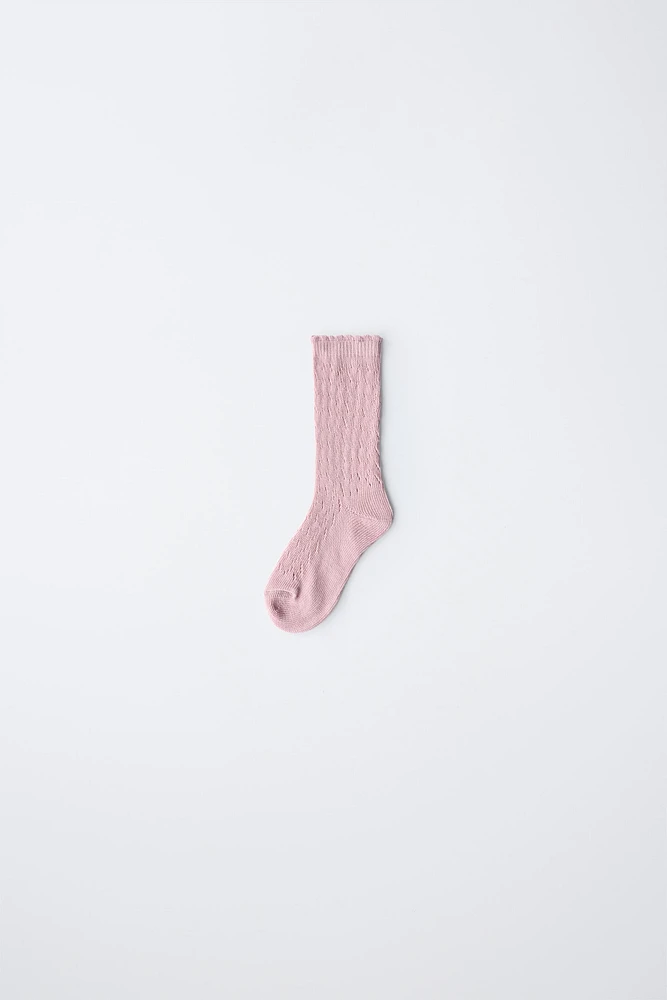 OPENWORK KNIT SOCKS