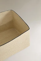 SQUARE BASKET WITH LINE