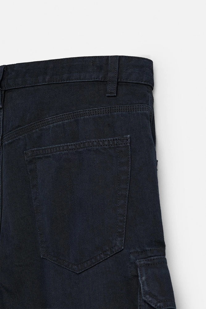 BERMUDA CARGO EN COTON - LYOCELL