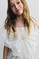 EMBROIDERED BUTTERFLY LONG JUMPSUIT