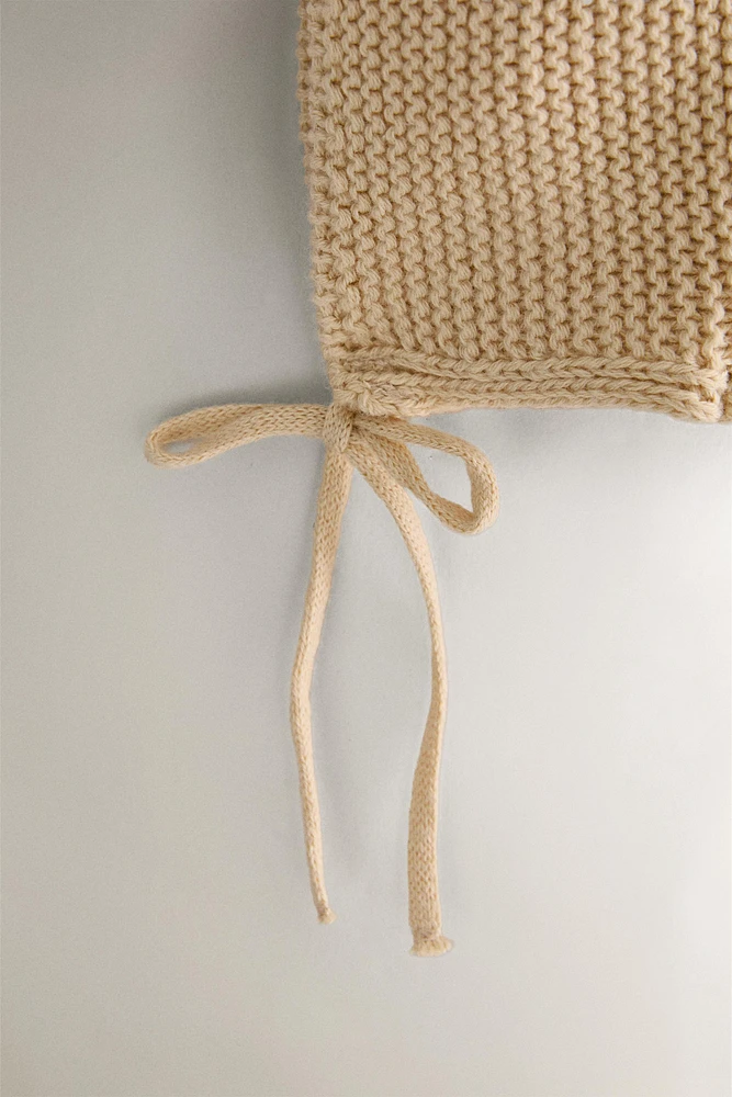 CHILDREN’S CHUNKY KNIT BONNET
