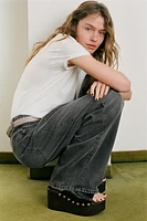 MID-RISE RELAXED OVERSIZE JEANS