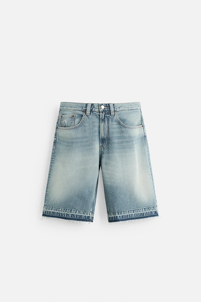 BAGGY FIT DENIM SHORTS