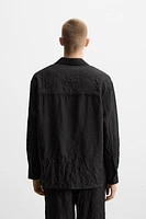 WRINKLED LOOK SHIRT