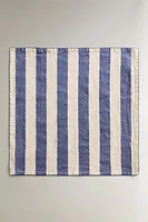 SET OF DYED THREAD STRIPED NAPKINS (SET OF 2)