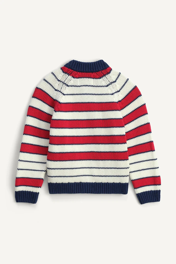 LIMITED EDITION STRIPED KNIT JACKET