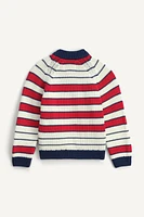 LIMITED EDITION STRIPED KNIT JACKET
